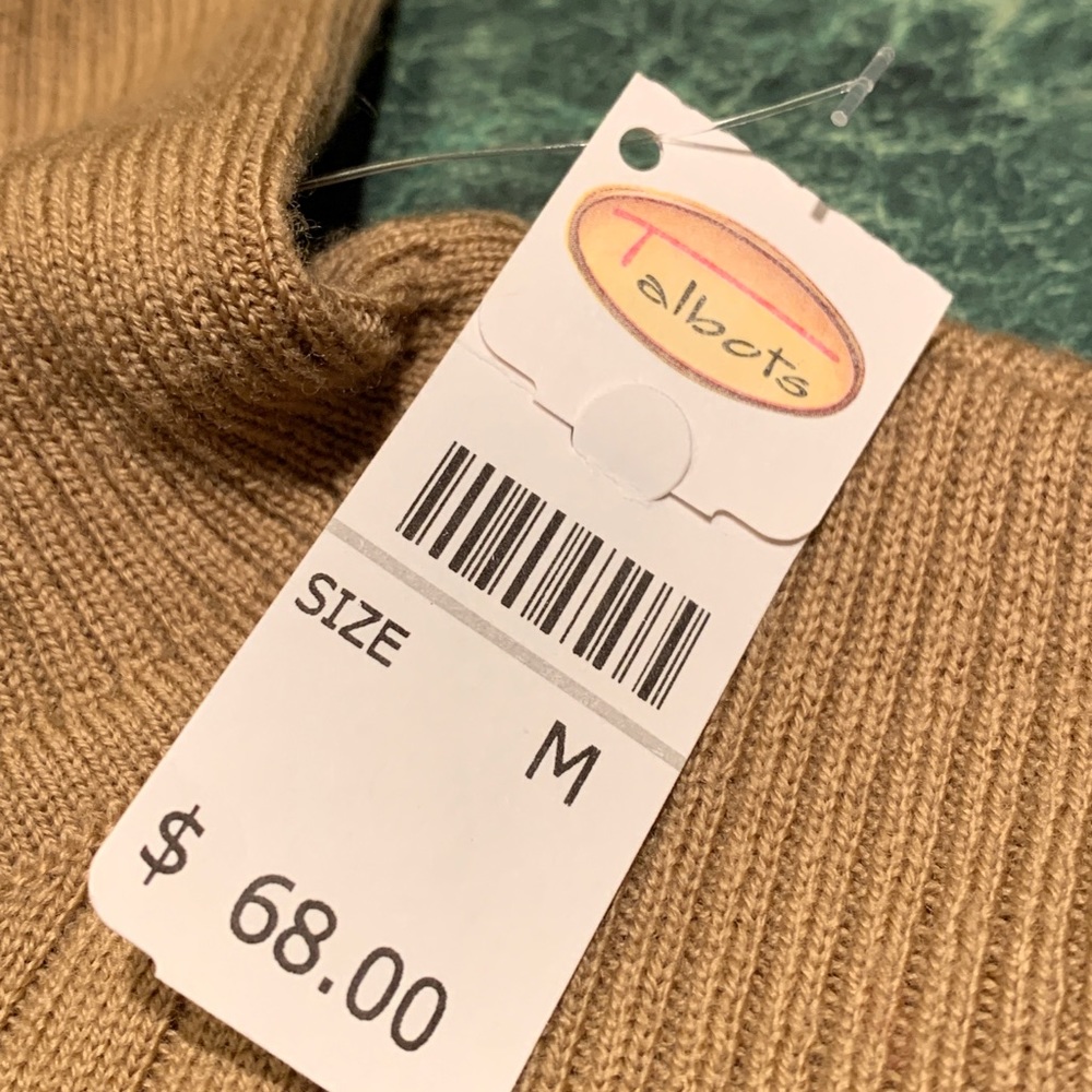 New Talbots Knit Turtleneck Sweater wool - Picture 3 of 5